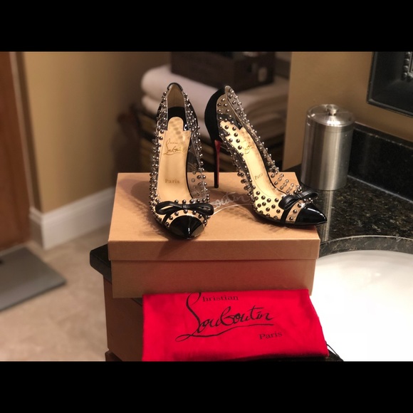 Christian Louboutin Shoes - Christian Louboutin Pcv Billie Et Boule Heels